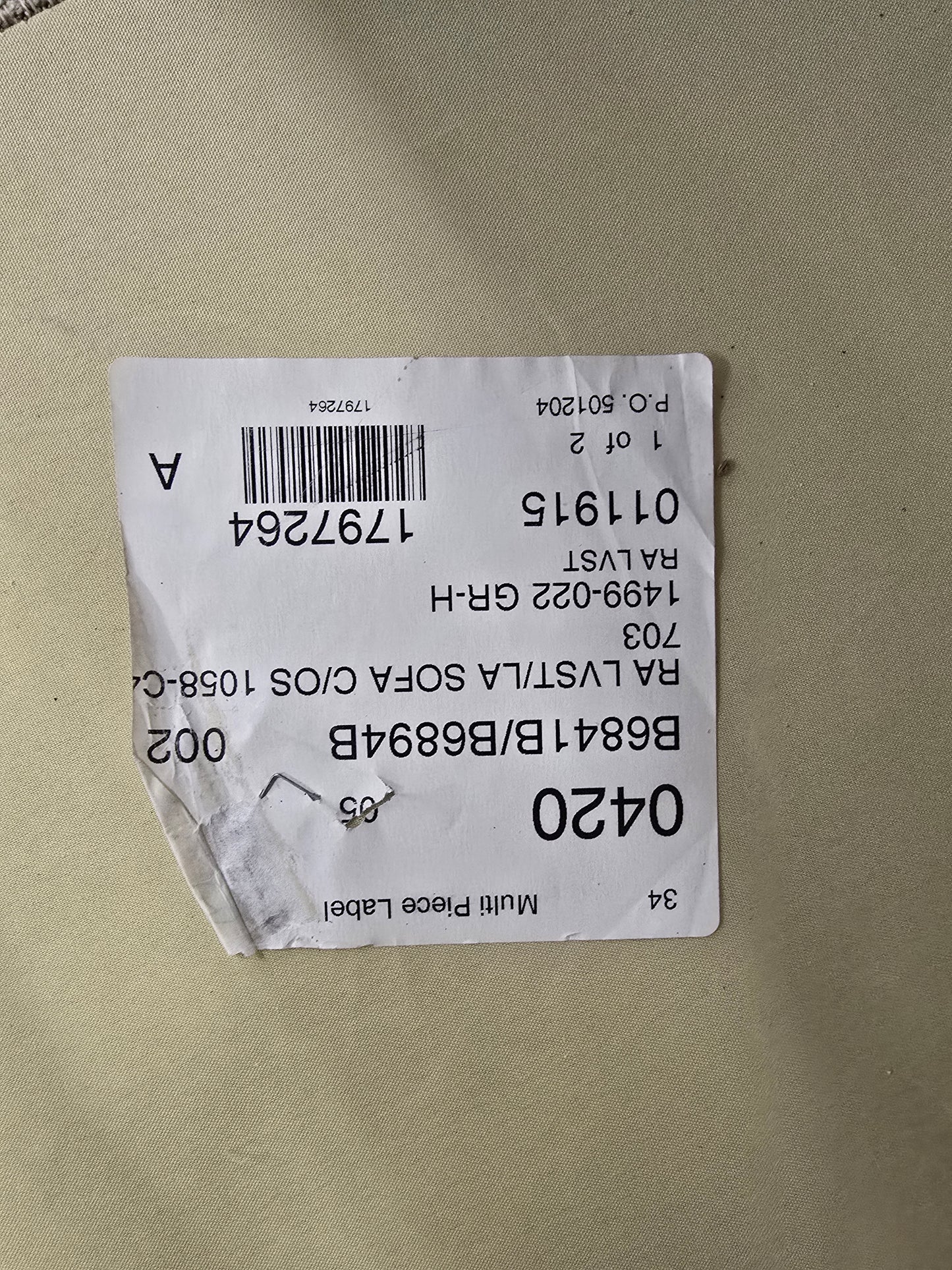 Luxury Bernhardt Nailhead Sectional Sofa β Like New