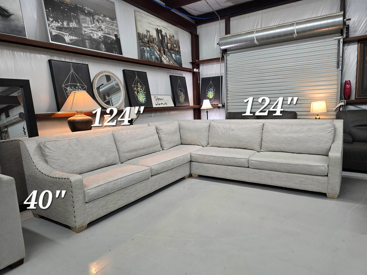 Wesley Hall Luxury Designer Sectional | Made in USA - D95