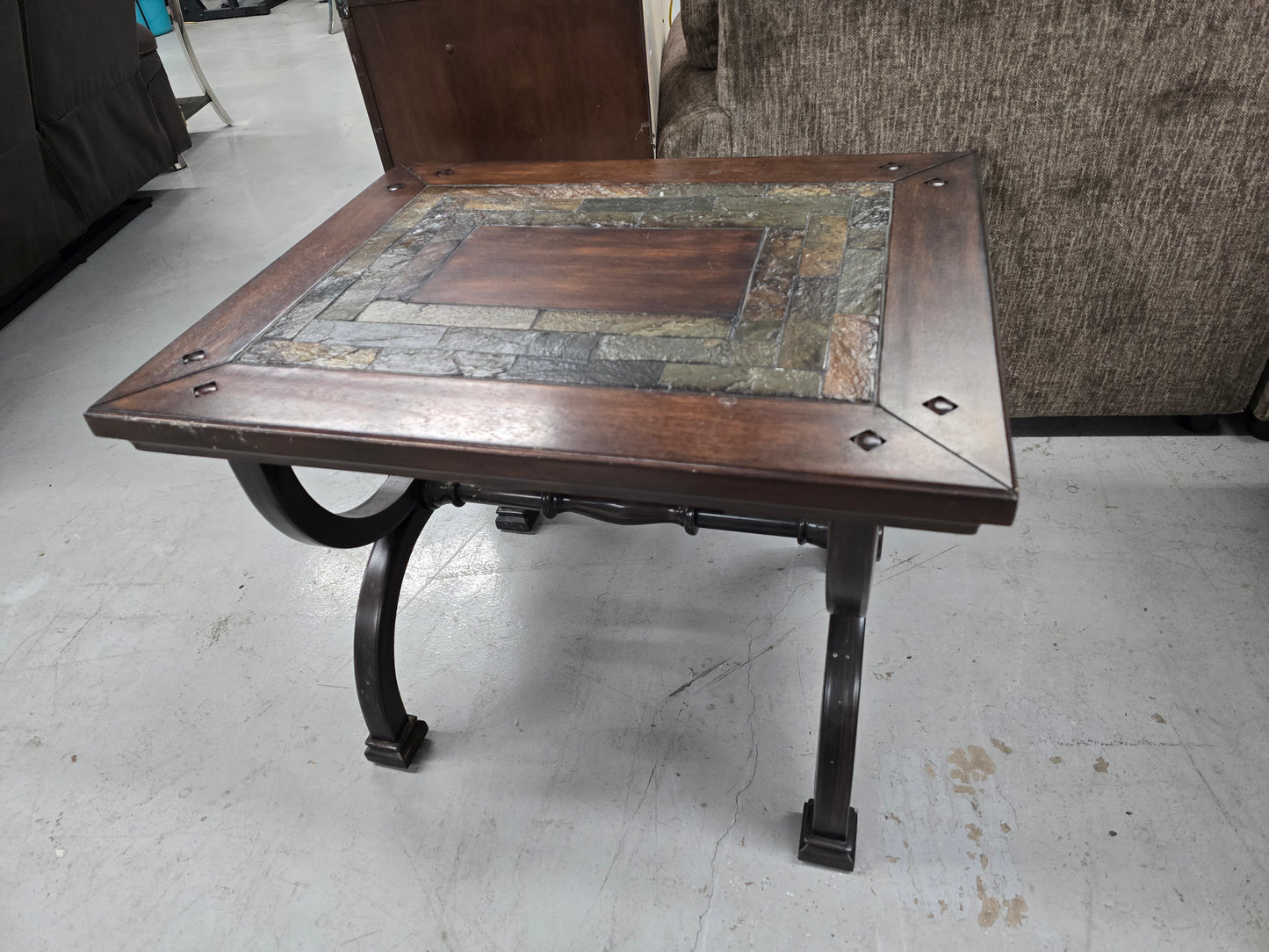 Entertainment stand and side coffee table