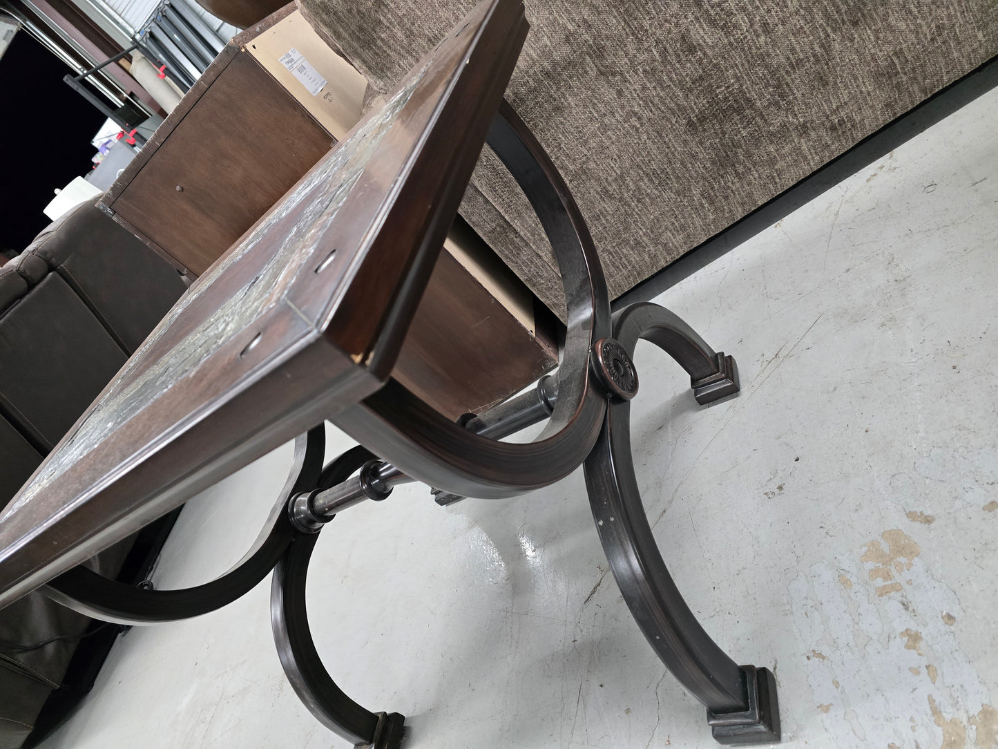 Entertainment stand and side coffee table