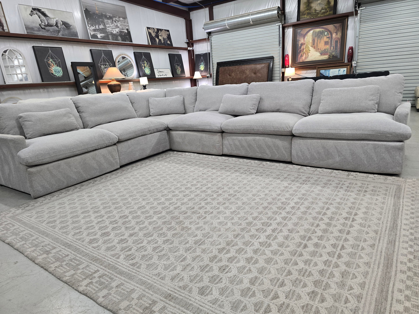 Gray Modular Power Reclining Sectional Couch For Sale With 🚛 SAME DAY DELIVERY! 🚚