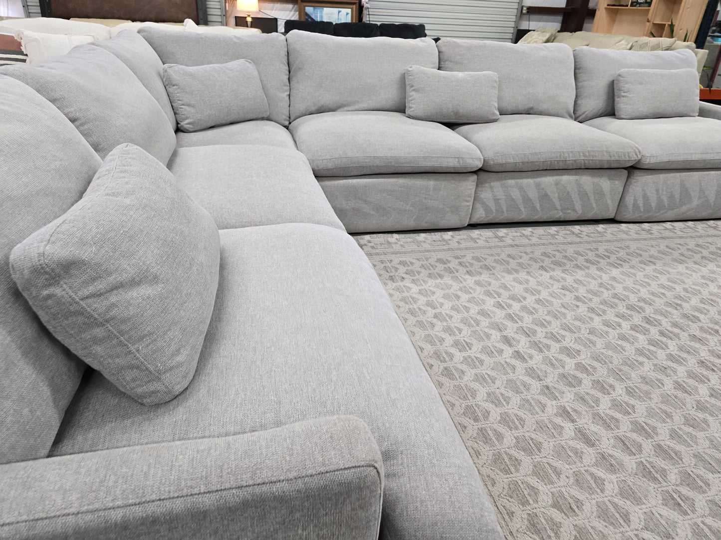 Gray Modular Power Reclining Sectional Couch For Sale With 🚛 SAME DAY DELIVERY! 🚚