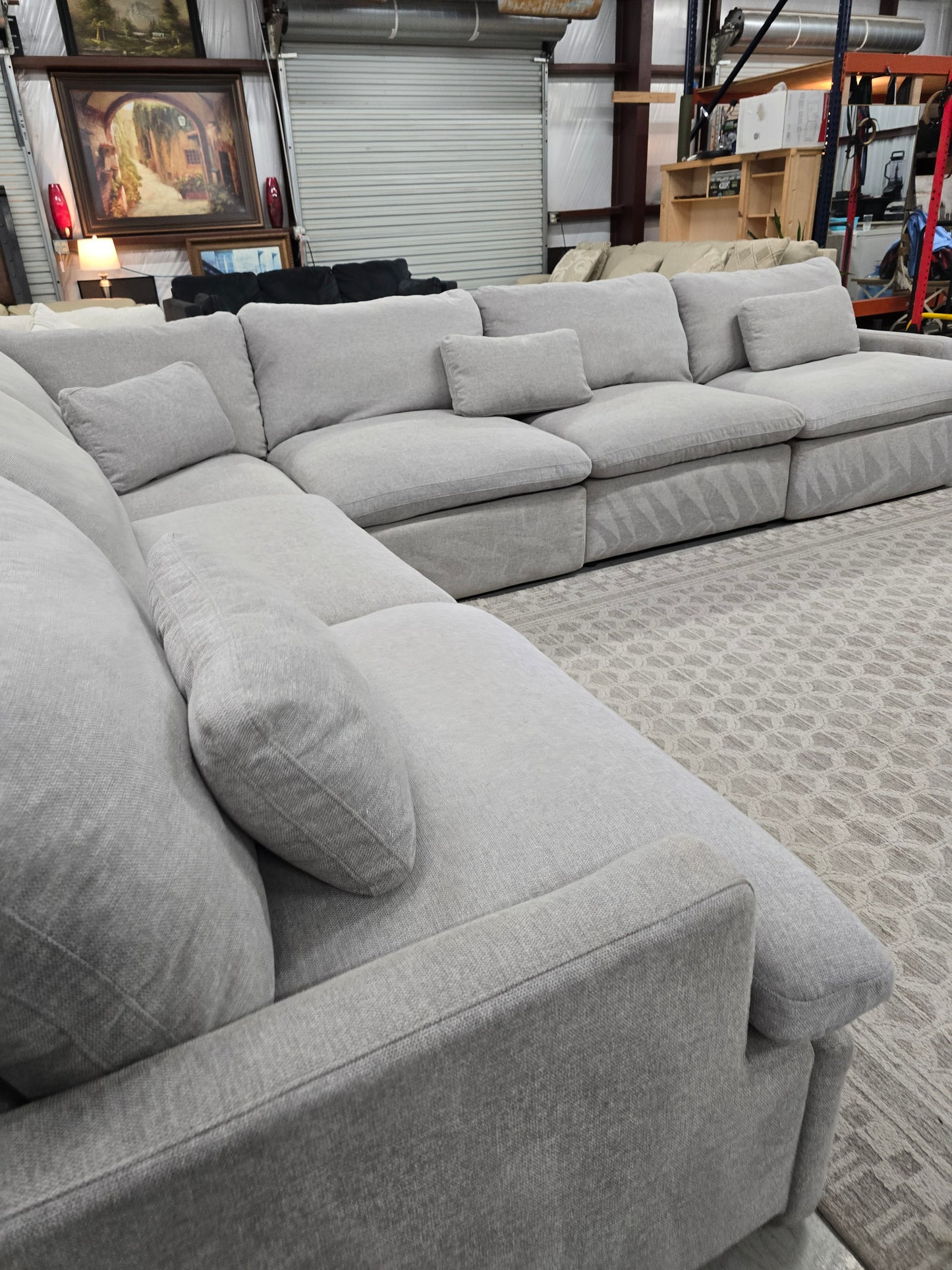 Gray Modular Power Reclining Sectional Couch For Sale With 🚛 SAME DAY DELIVERY! 🚚