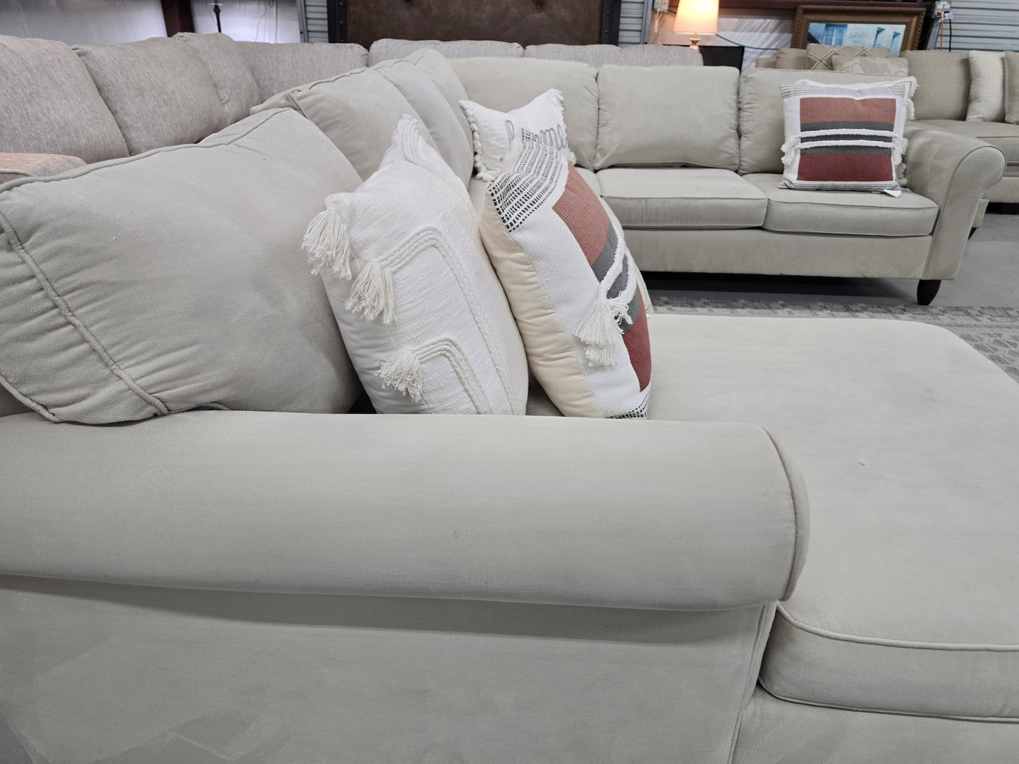 Beige U-Shaped Sectional Couch – Havertys
