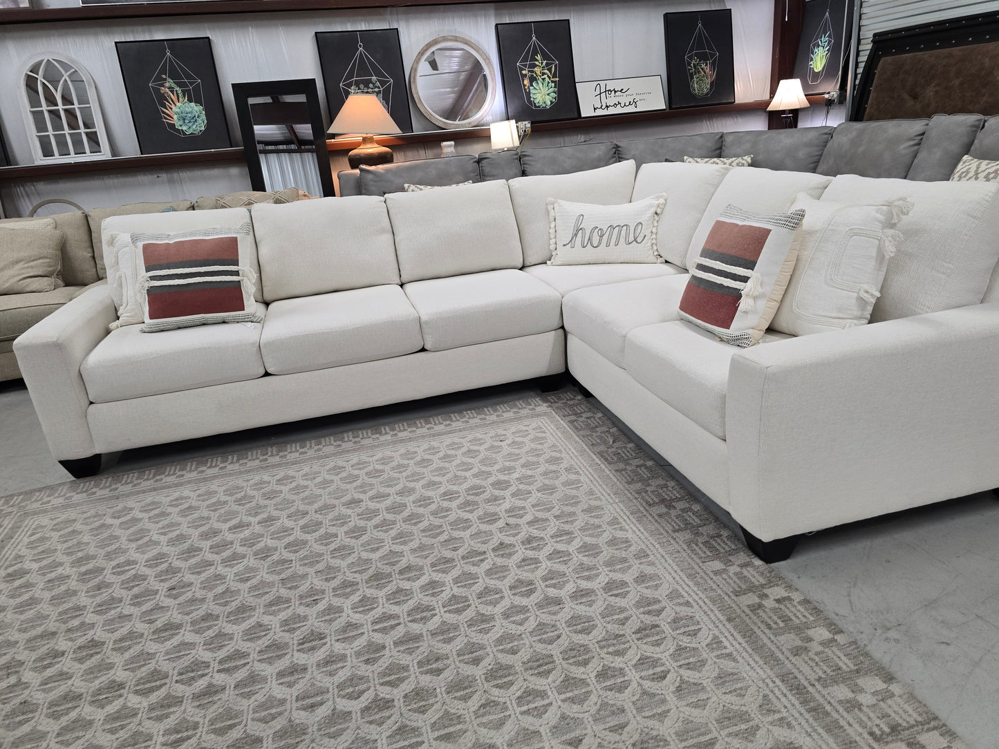 Light Beige Large Sectional Couch – Living Spaces