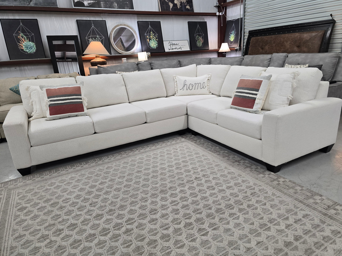 Light Beige Large Sectional Couch – Living Spaces