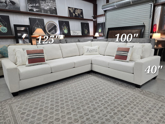 Light Beige Large Sectional Couch – Living Spaces