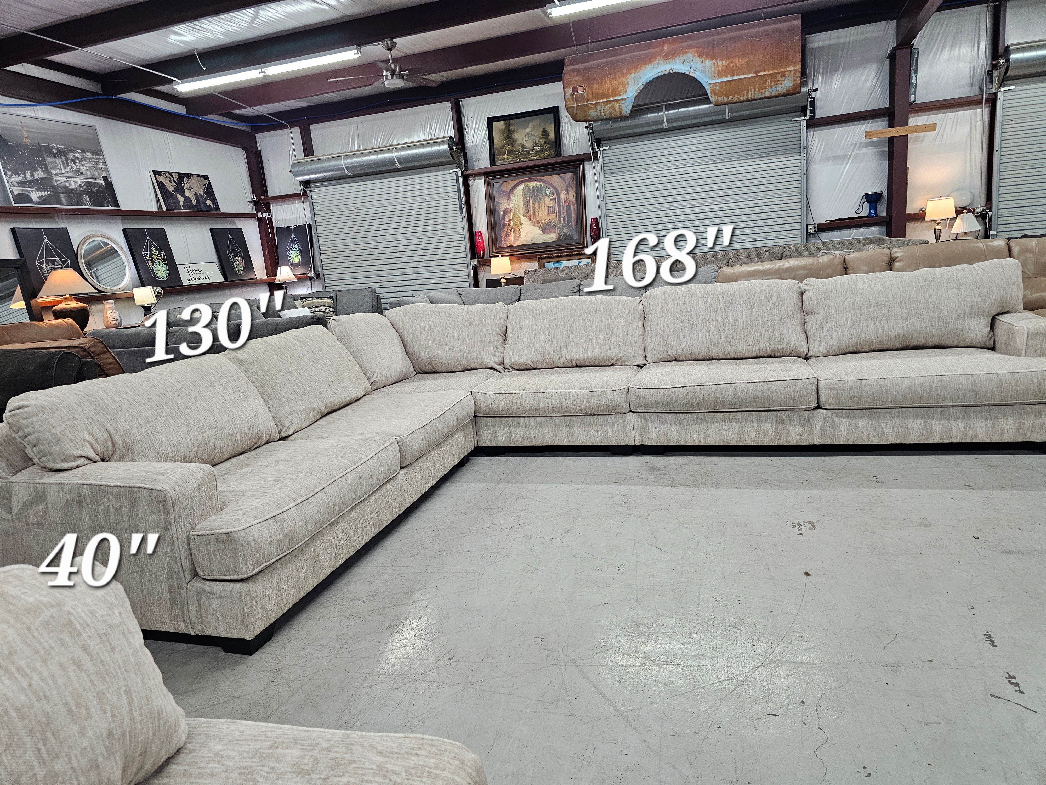 Beige Rawcliffe 4-Piece Sectional Couch – Ashley Furniture - D33 – My ...