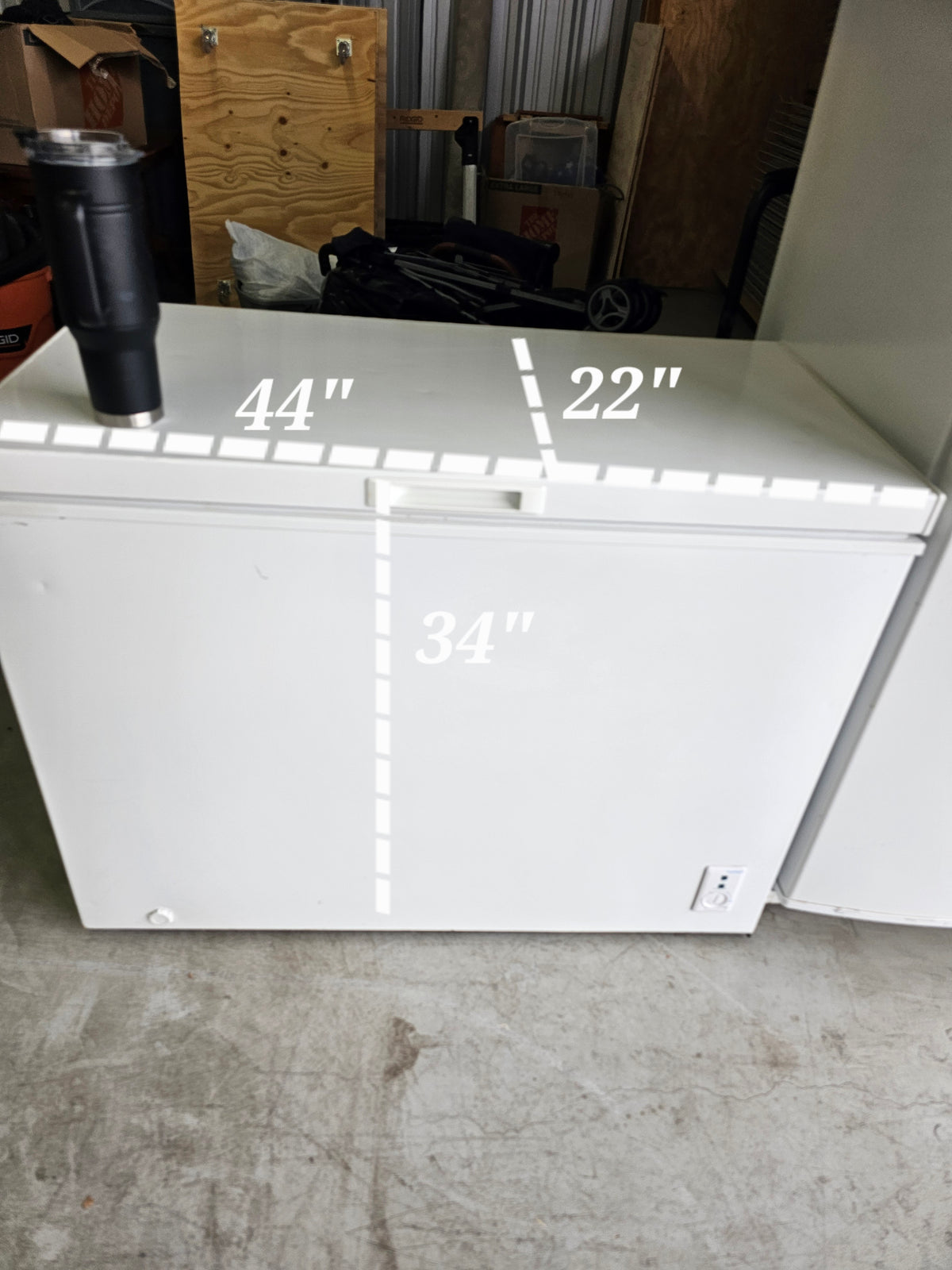 Large White Chest / Deep Freezer 44" Wide - misc5