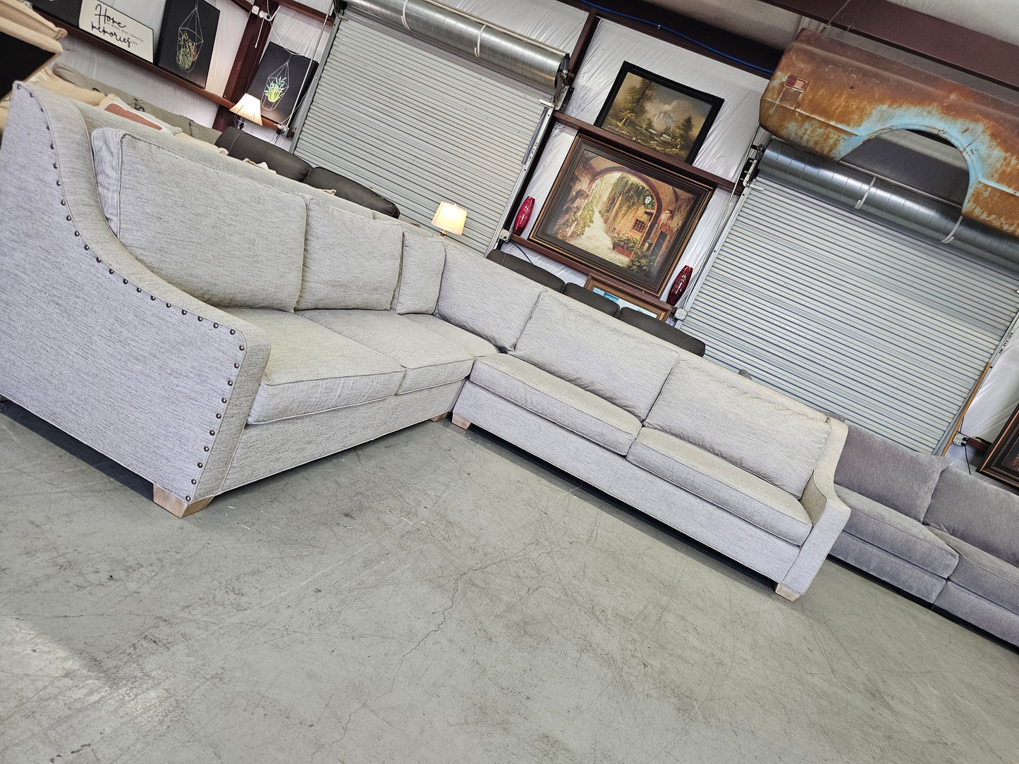 Wesley Hall Luxury Designer Sectional | $10,000+ Retail Value | Made in USA - D95