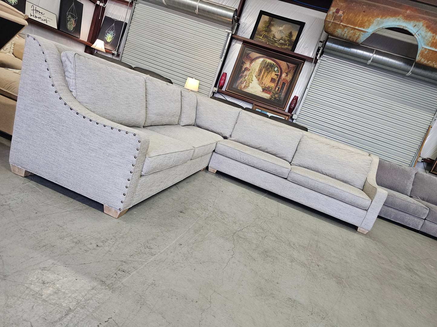 Wesley Hall Luxury Designer Sectional | $10,000+ Retail Value | Made in USA - D95
