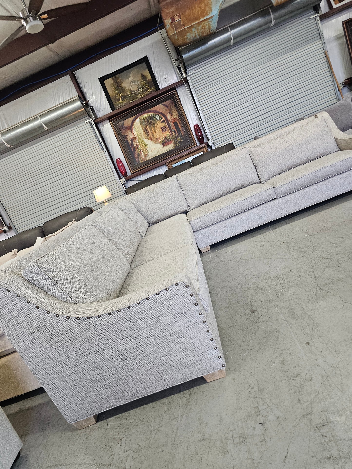 Wesley Hall Luxury Designer Sectional | $10,000+ Retail Value | Made in USA - D95