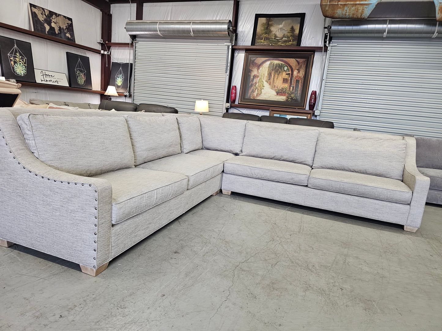 Wesley Hall Luxury Designer Sectional | $10,000+ Retail Value | Made in USA - D95