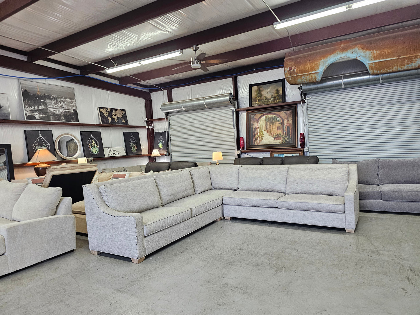 Wesley Hall Luxury Designer Sectional | $10,000+ Retail Value | Made in USA - D95