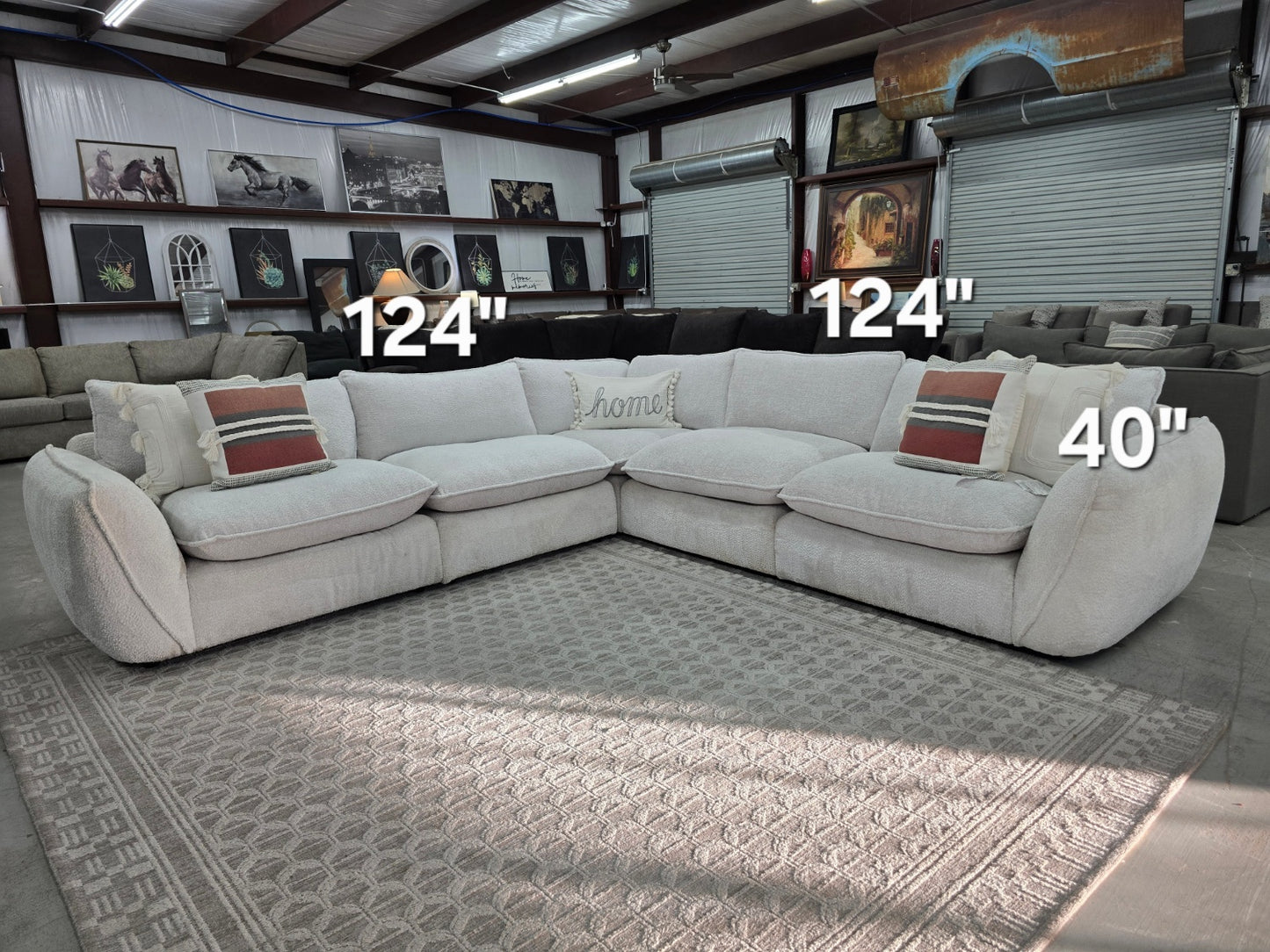 Gorgeous living spaces modular Sectional Couch FAST 🚛 FAST SAME DAY DELIVERY! 🚚