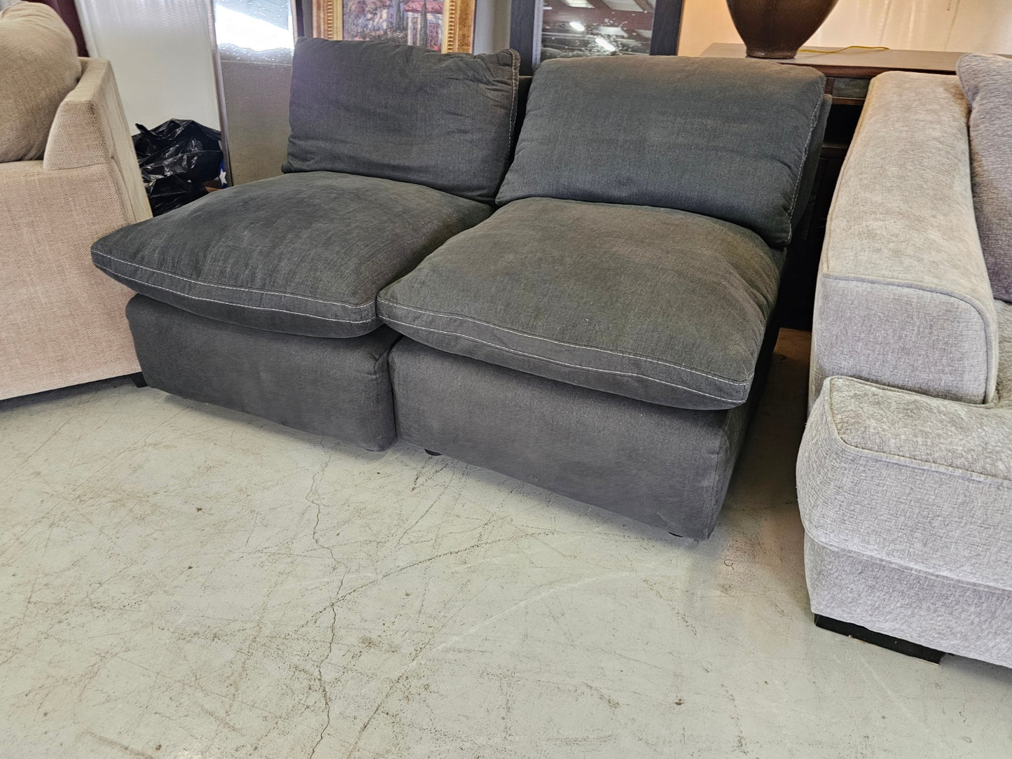 gray modular couch