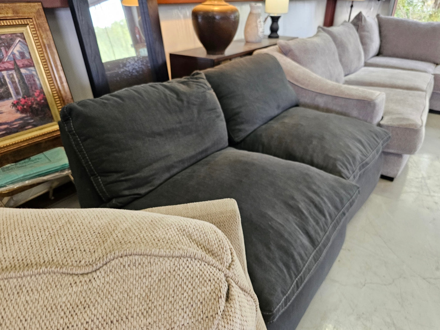 gray modular couch