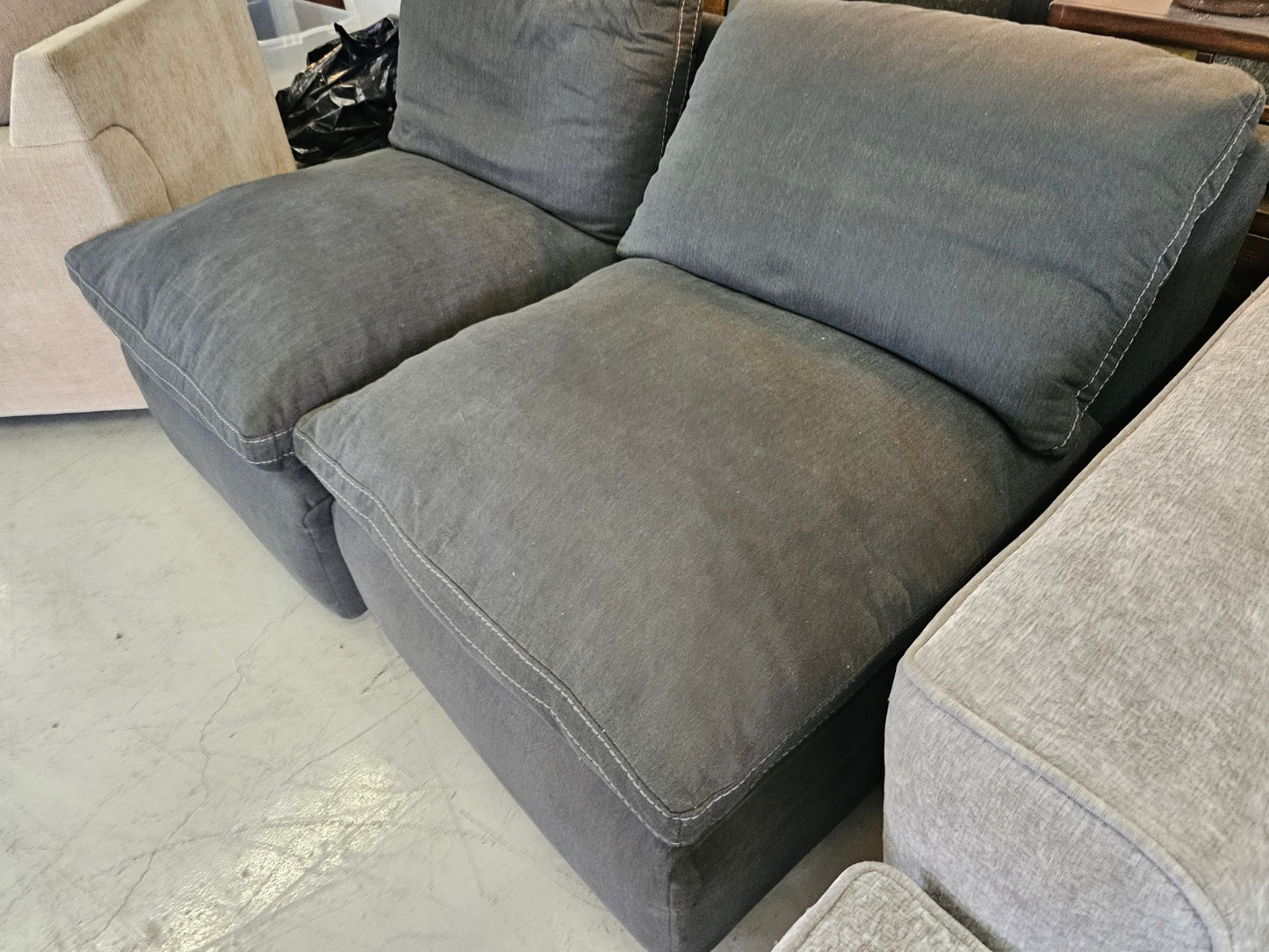 gray modular couch