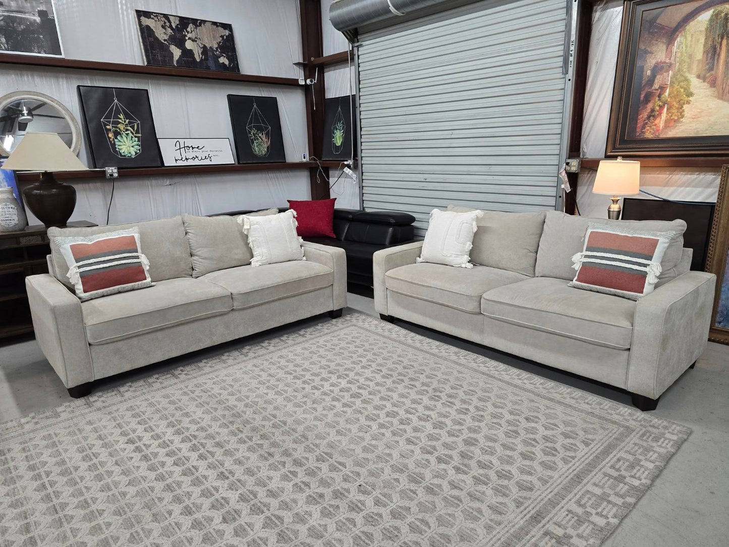 Gray Couch  Set 🚛 SAME DAY DELIVERY 🚚