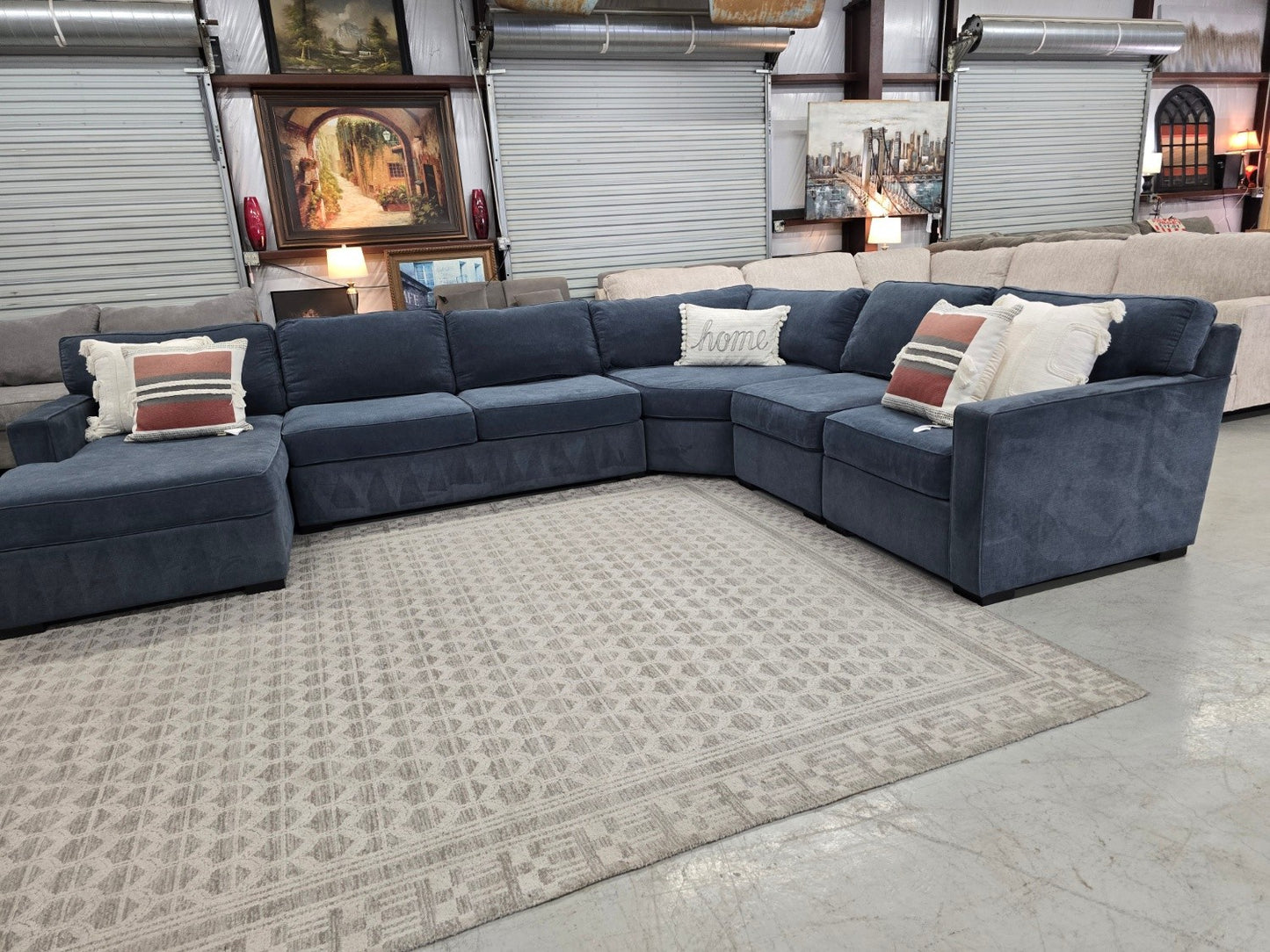 Oversized Comfy Sectional Couch On Sale with 🚛 FAST SAME DAY DELIVERY! 🚚