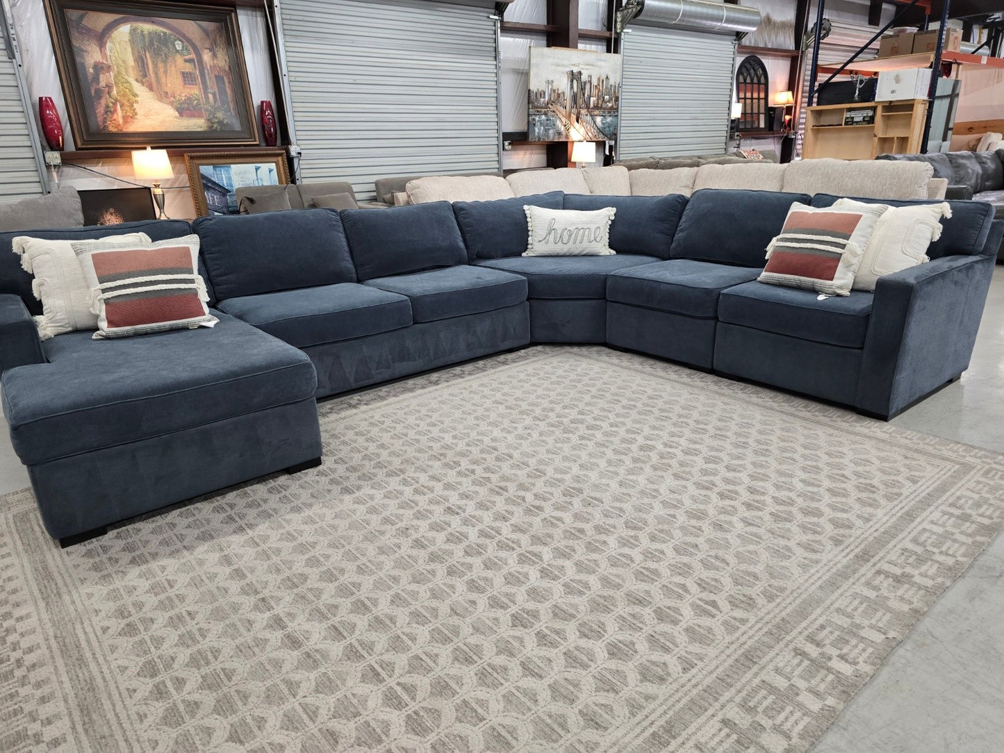 Oversized Comfy Sectional Couch On Sale with 🚛 FAST SAME DAY DELIVERY! 🚚