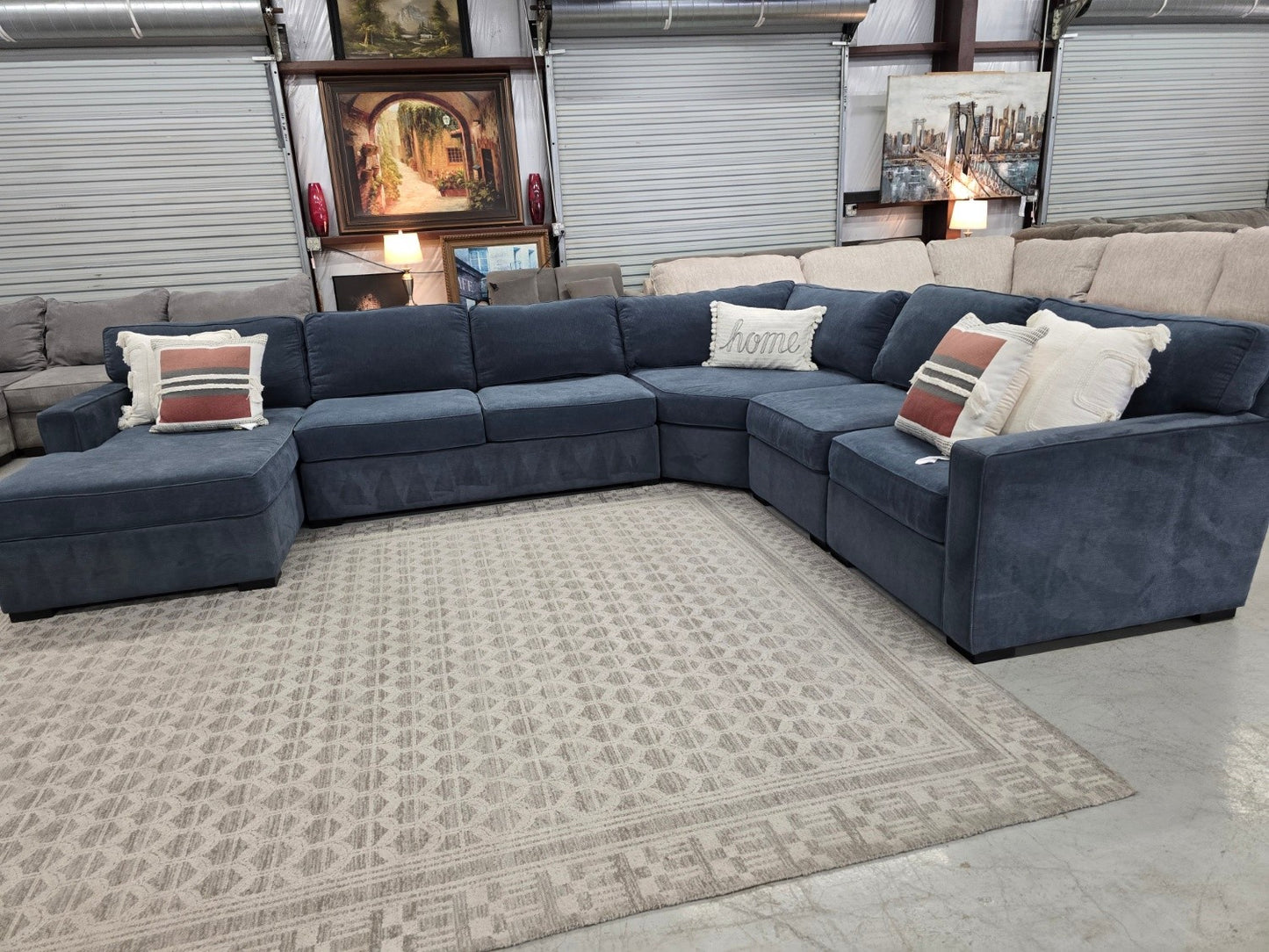 Oversized Comfy Sectional Couch On Sale with 🚛 FAST SAME DAY DELIVERY! 🚚