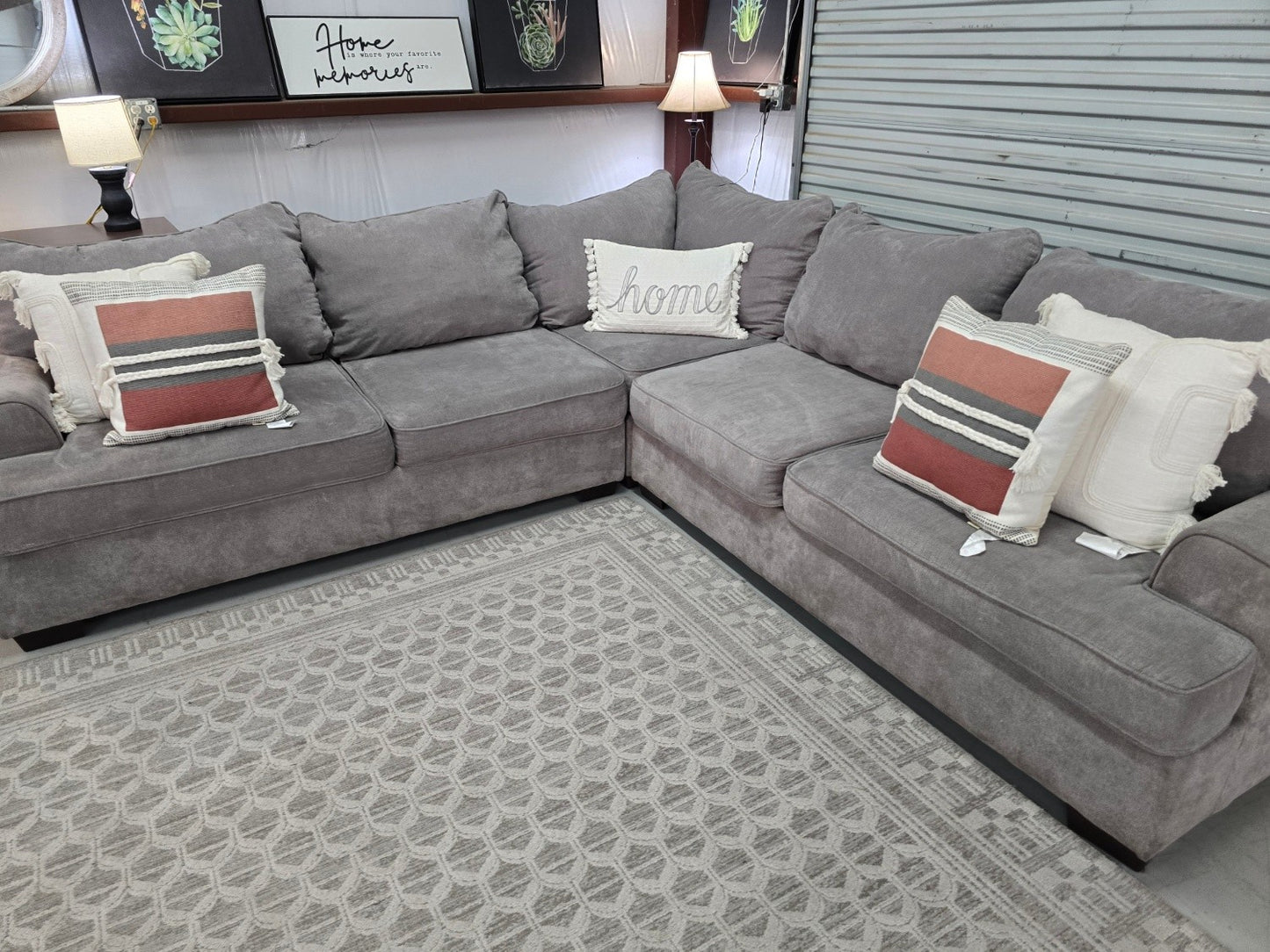 Gray Sectional Couch 🚛 SAME DAY DELIVERY! 🚚