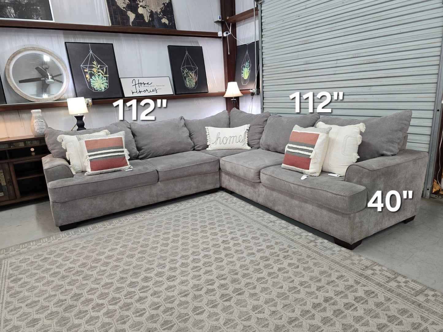 Gray Sectional Couch 🚛 SAME DAY DELIVERY! 🚚