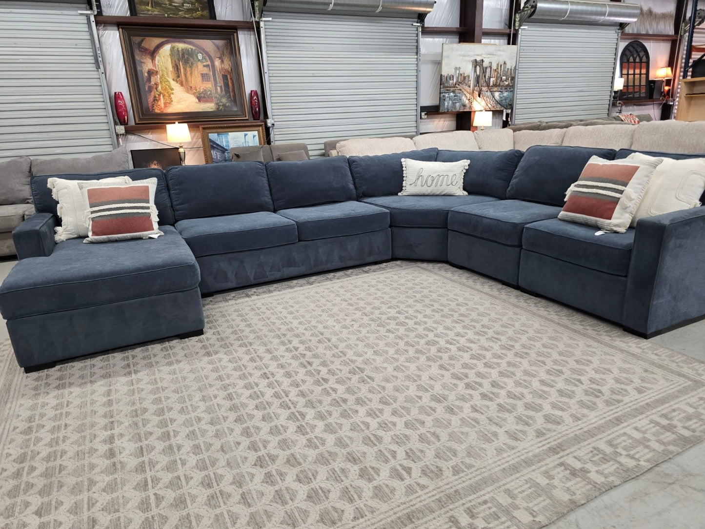 Oversized Comfy Sectional Couch On Sale with 🚛 FAST SAME DAY DELIVERY! 🚚