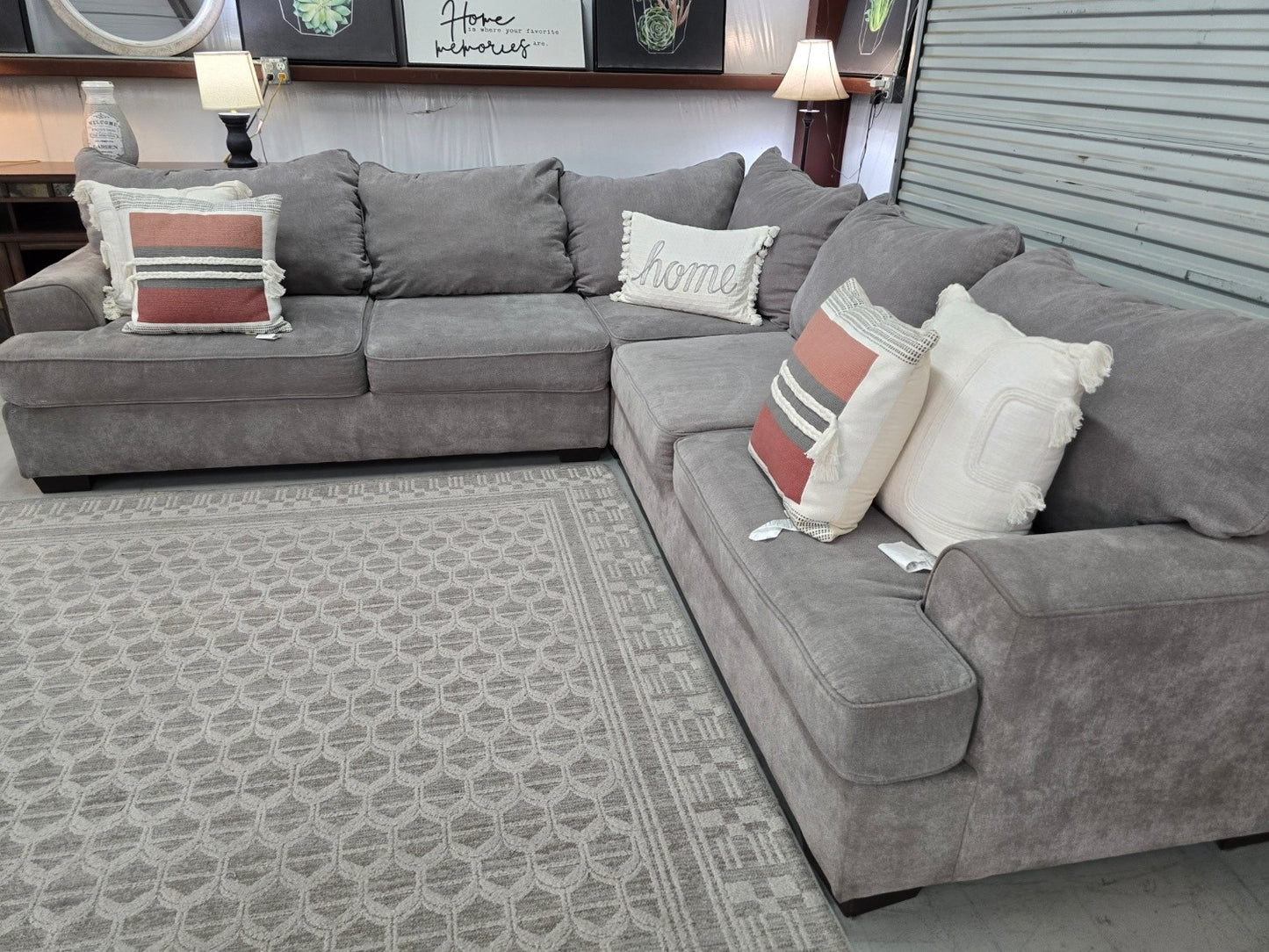 Gray Sectional Couch 🚛 SAME DAY DELIVERY! 🚚