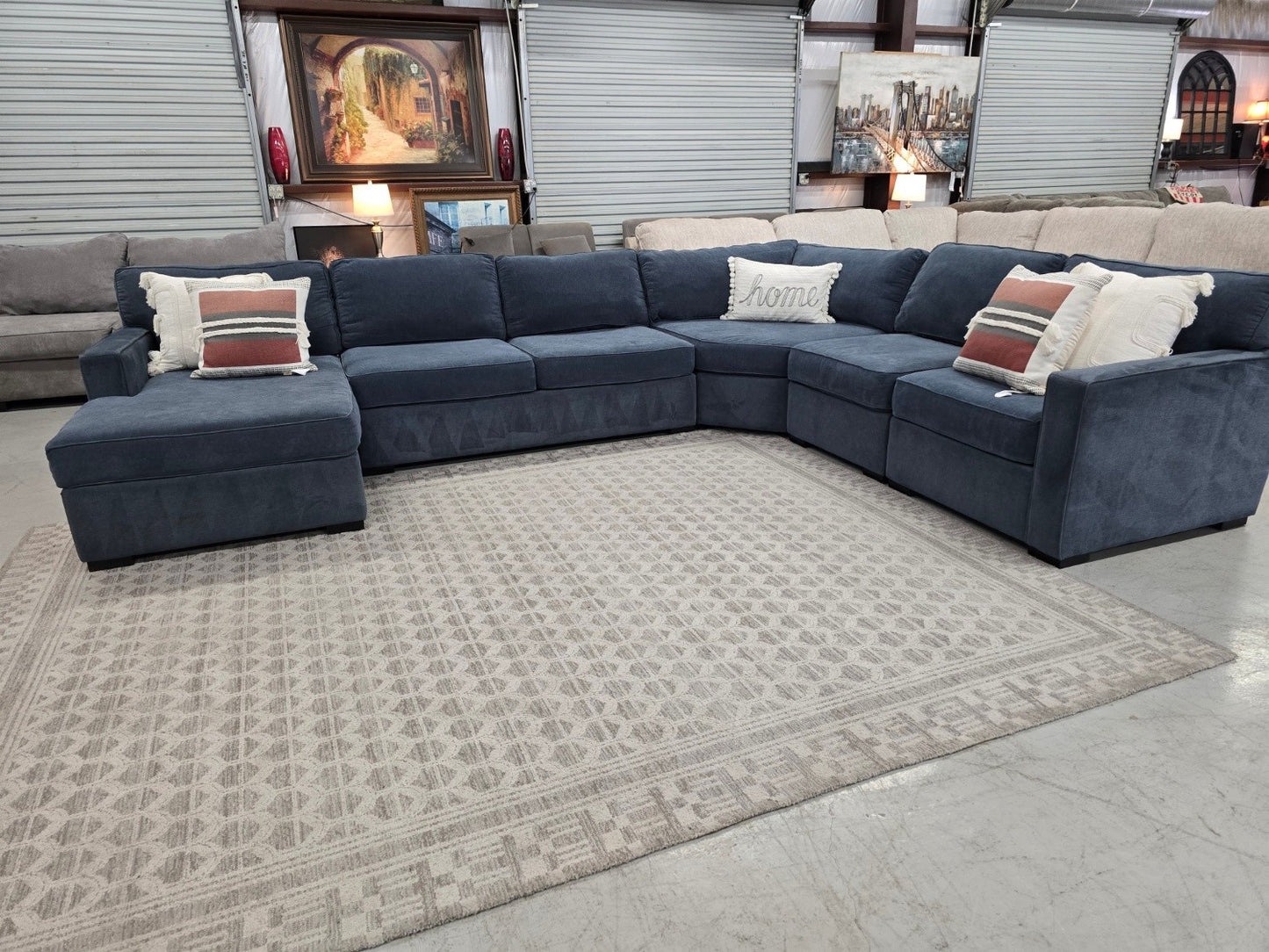 Oversized Comfy Sectional Couch On Sale with 🚛 FAST SAME DAY DELIVERY! 🚚