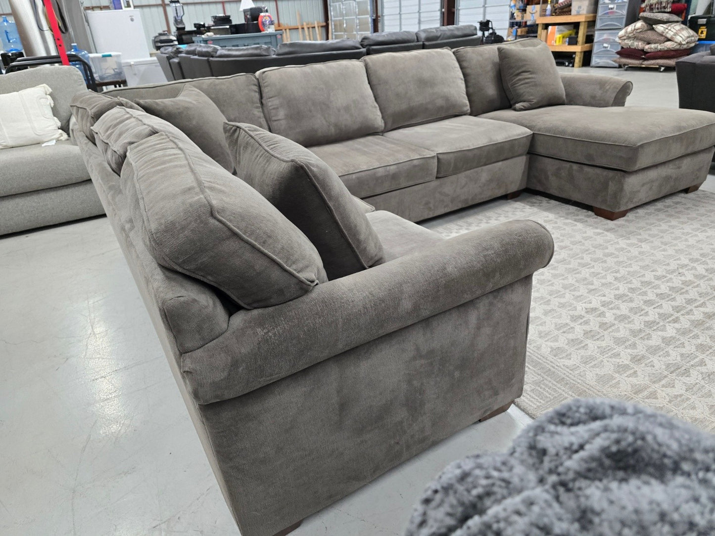 Beautiful Havertys Custom-Made U-Shaped Sectional – Like New – Huge & Super Comfortable!